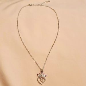 Crown/Heart Necklace